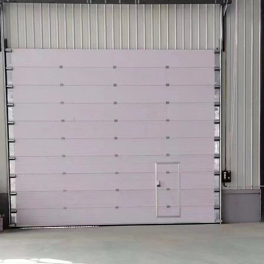 Industrial Remote Control Automatic Anti-Pinch Color Steel Sectional Door