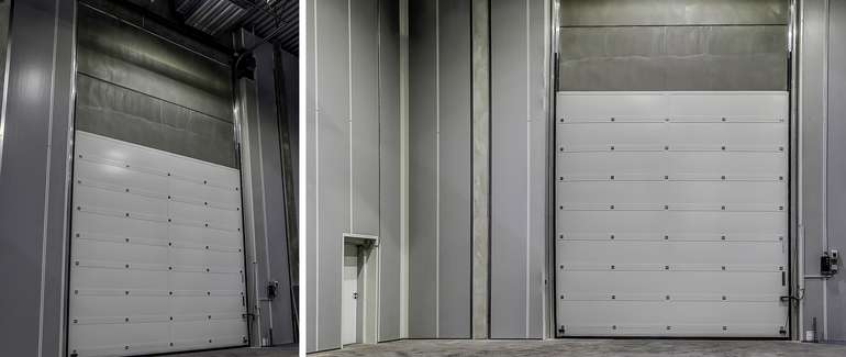 Industrial Workshop Sound Color Steel Automatic Overhead Door