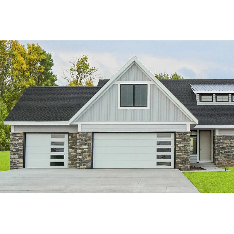 Luxury Modern House Design Steel Sectional Remote Control Garage Door for Sale