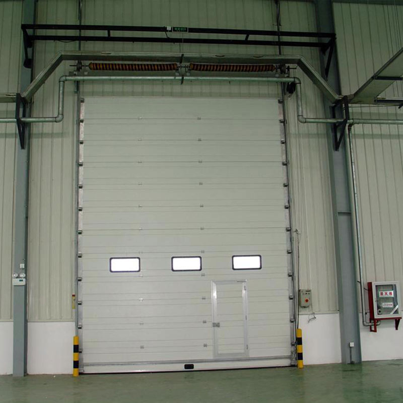 Industrial Vertical Logistics Warehouse Wind Resistant Automatic Sectional Door