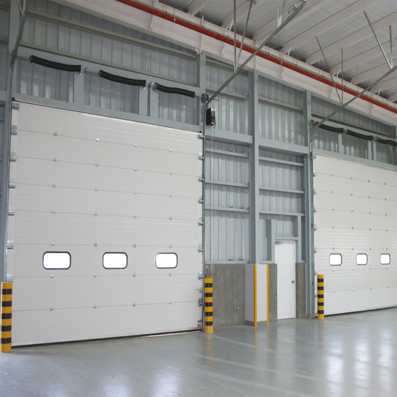 Industrial Electric Workshop Aluminum Alloy Automatic Vertical Sectional Door